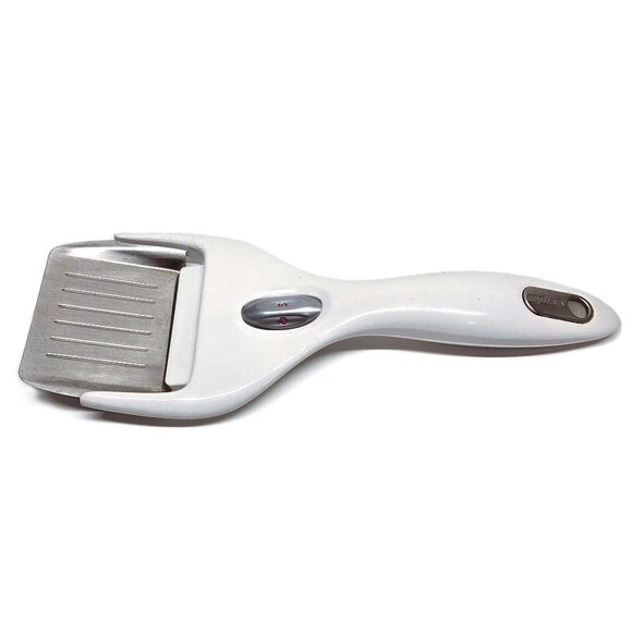 Zyliss Dial and Slice Adjustable Cheese Slicer Cutter Plane White 5 Settings - Picture 1 of 4